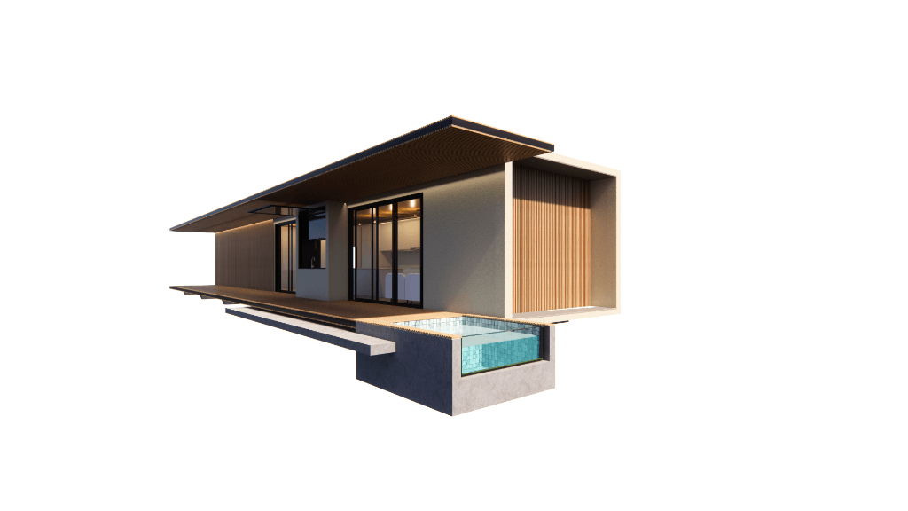 Perspectiva 3D da Nuc Haus II
